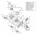 Part Location Diagram of 983-0129A-0637 MTD Deck Asm-38